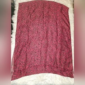 Pink Leopard Print Infinity Scarf – One Size – Payless – Great Condition